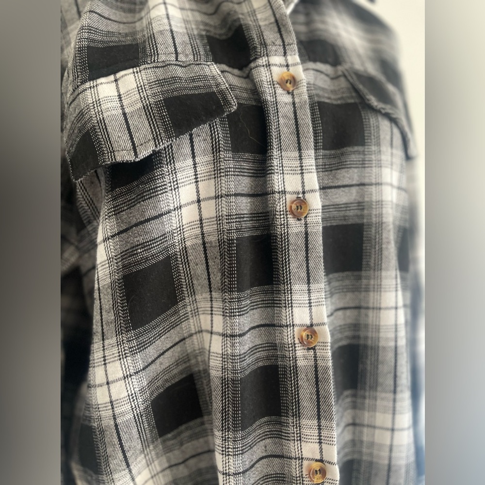 Flannel oversized shirt - Picture 3 of 6